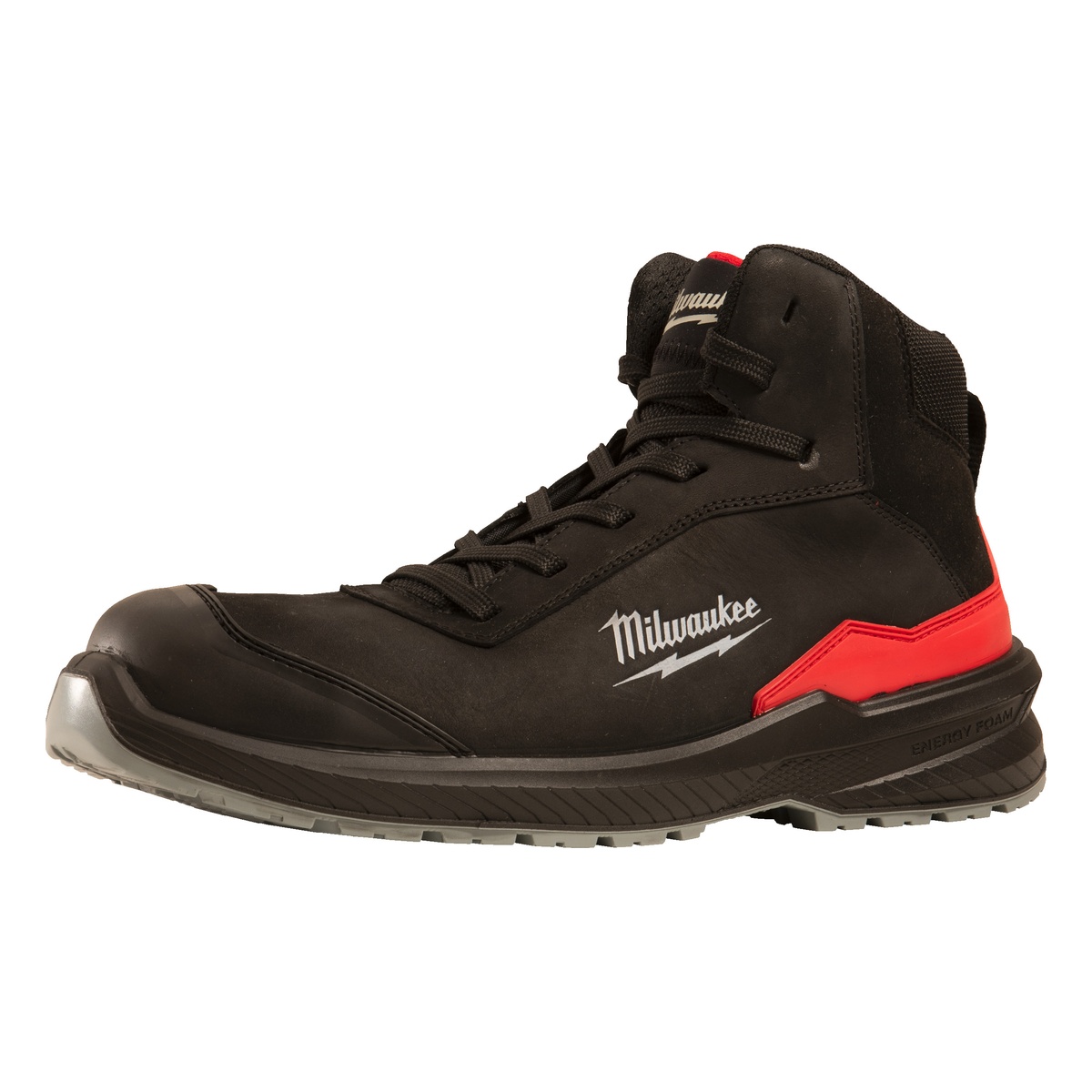 Milwaukee FLEXTRED S3S Sicherheits-Schnürstiefel Leder schwarz