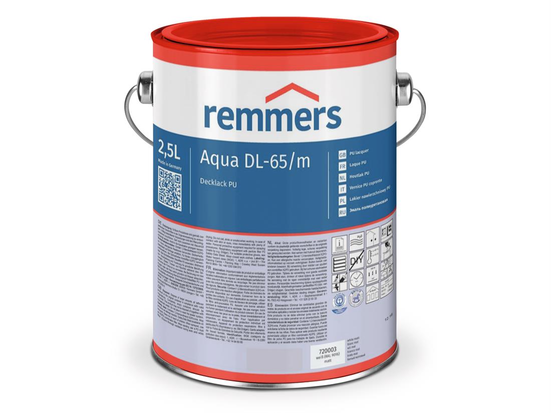 Remmers Aqua DL- 65 sg, Weiß RAL 9016, 2,5 l