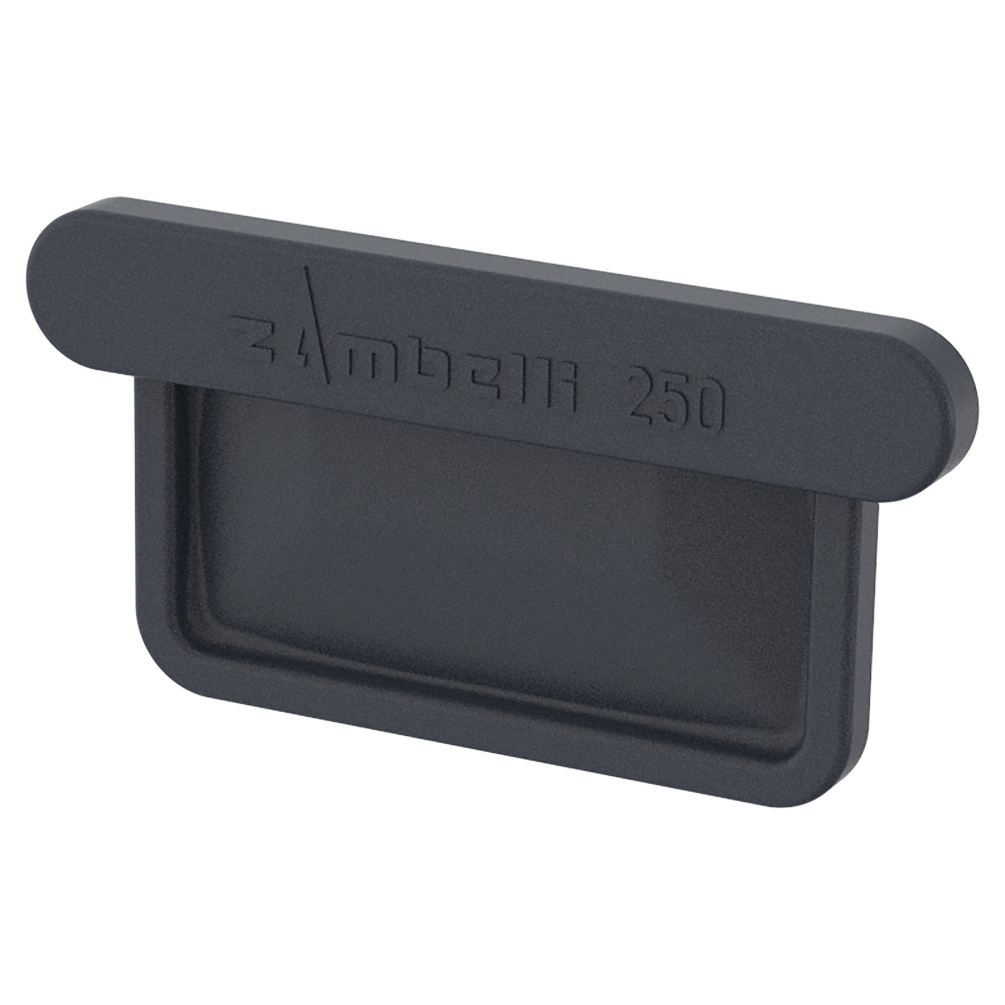 Zambelli Kastenrinnenboden 250 mm, Anthrazit RAL 7016, COLORDUR, mit Zambelli-Logo - 1 Stk.