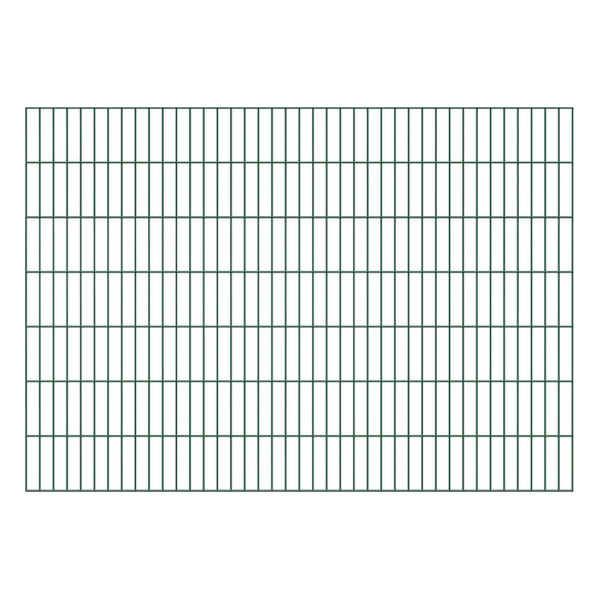 Alberts Doppelstabmatte, Typ 6/5/6, 1400 x 2000 mm, grün RAL 6005 - 1 Stk. Alberts Doppelstabmatte, Typ 6/5/6, 1400 x 2000 mm, grün RAL 6005 - 1 Stk.
