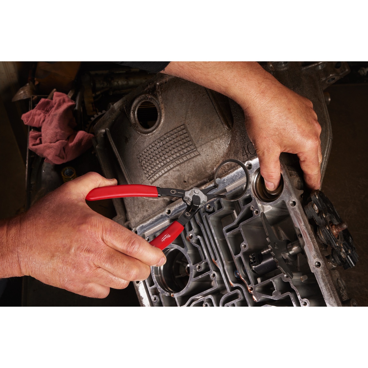 Milwaukee Sicherungsringzange, gerade