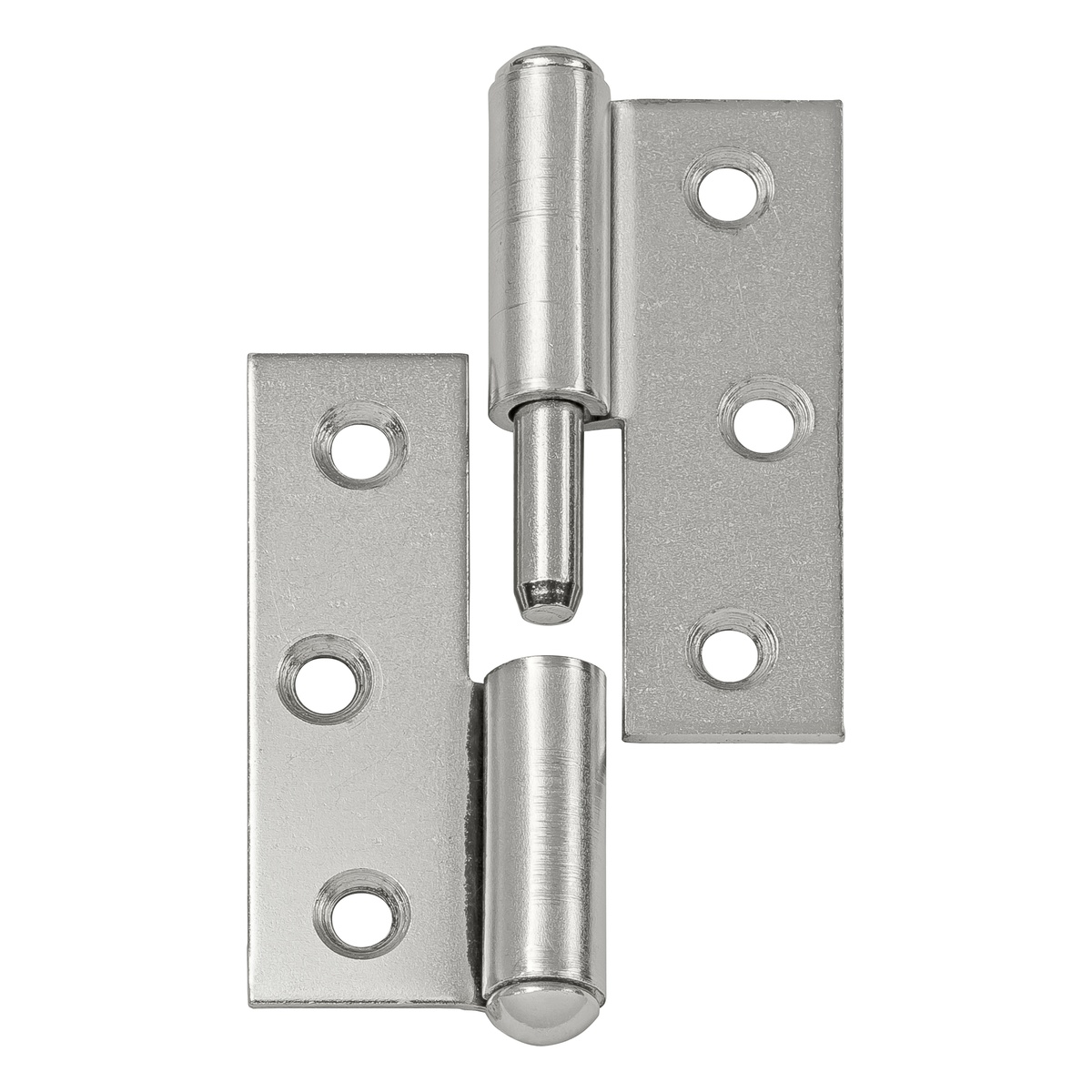 Vormann Normenscharnier rechts. 50 x 40 mm vernickelt, 1 Stk.