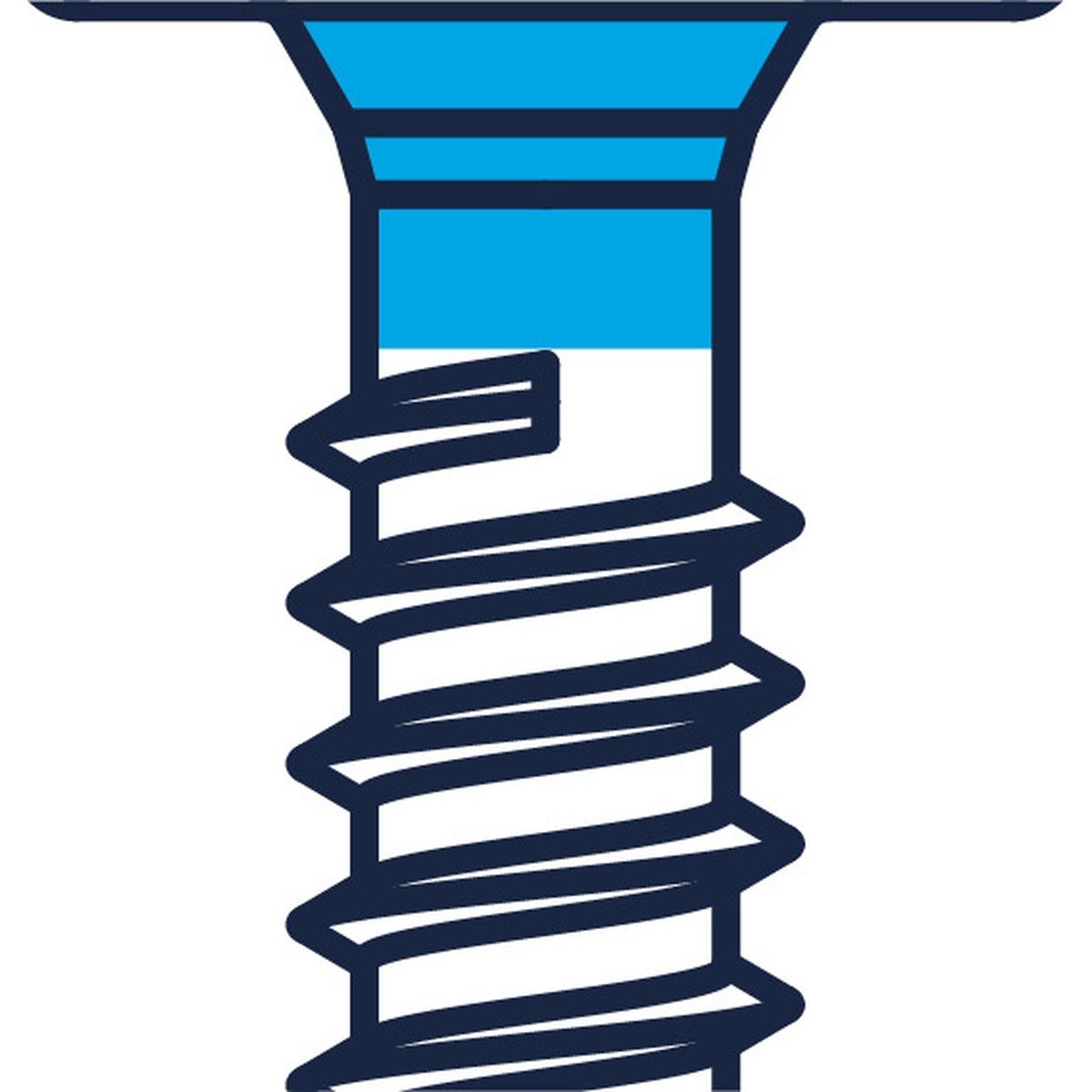Reisser RP-r-3H Bohrschraube 4,8x22 mm, E14, Bimetall (Edelstahl A2/Stahl), Vollgewinde, SW8, Stahl-UK - 100 Stk.