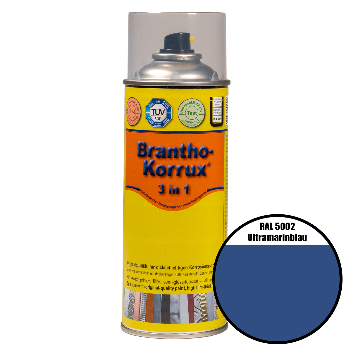 Brantho-Korrux "3 in 1"-Komfortdose, 400 ml, verschiedene Farben