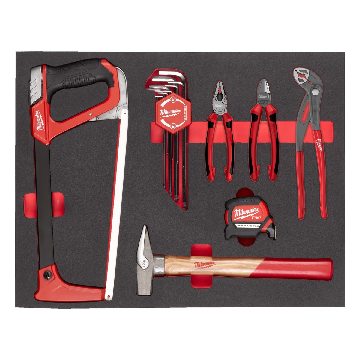Milwaukee Werkzeug Einlage 15-teilige Einlage für Werkstattwagen 78 cm - 1 Stk.