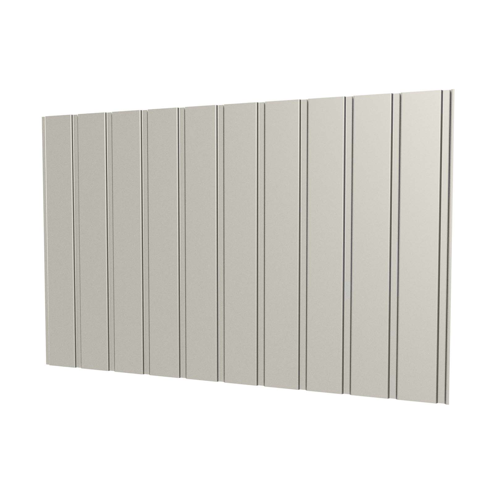 Trapezblech T7M Wand, 0,75 mm, RAL 9002 Grauweiss, 500 mm Länge