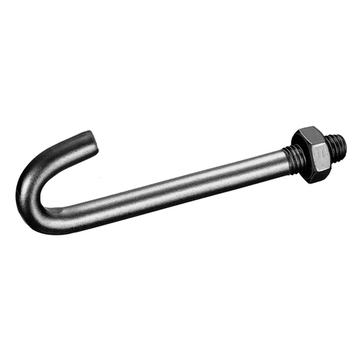 Alberts Hakenschraube zur Befestigung von Doppelstab-Gittermatten, Stahl roh, feuerverzinkt - 1 Stk.