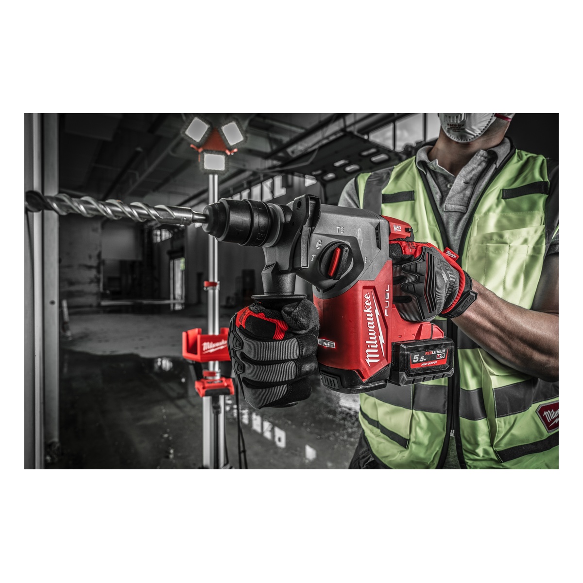 Milwaukee FUEL  Akku-Kombihammer M18FHX-0X - 1 Stk. Milwaukee FUEL  Akku-Kombihammer M18FHX-0X - 1 Stk.