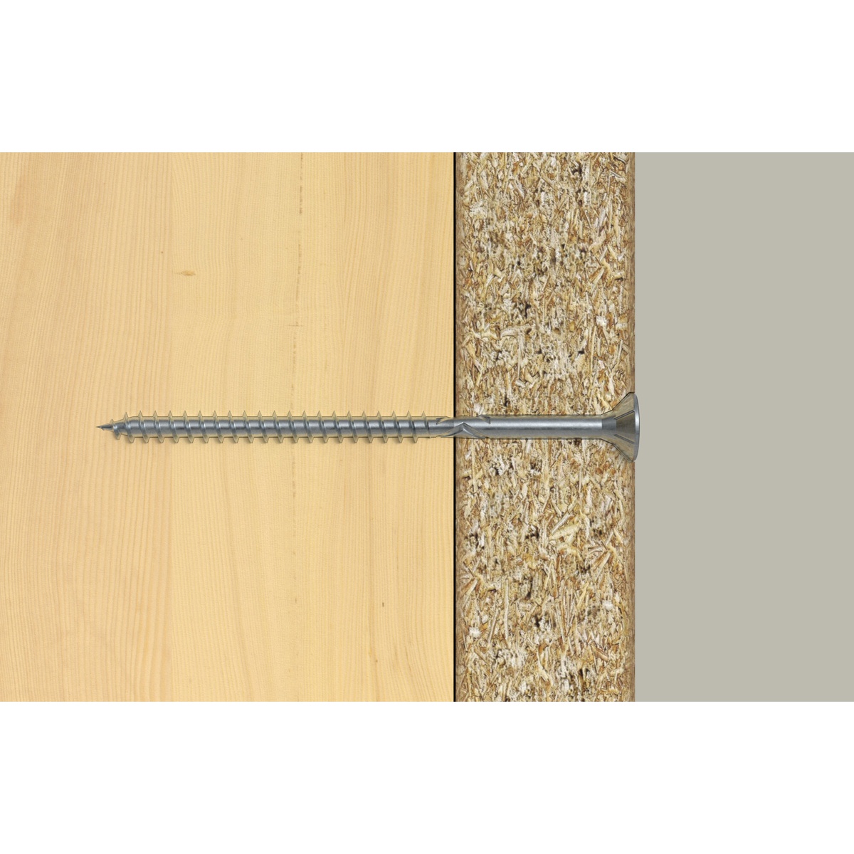 fischer Spanplattenschraube Classic-Fast II 5,0x60 mm, blvz., Senkkopf, TX, Teilgewinde - 200 Stk. fischer Spanplattenschraube Classic-Fast II 5,0x60 mm, blvz., Senkkopf, TX, Vollgewinde - 500 Stk.