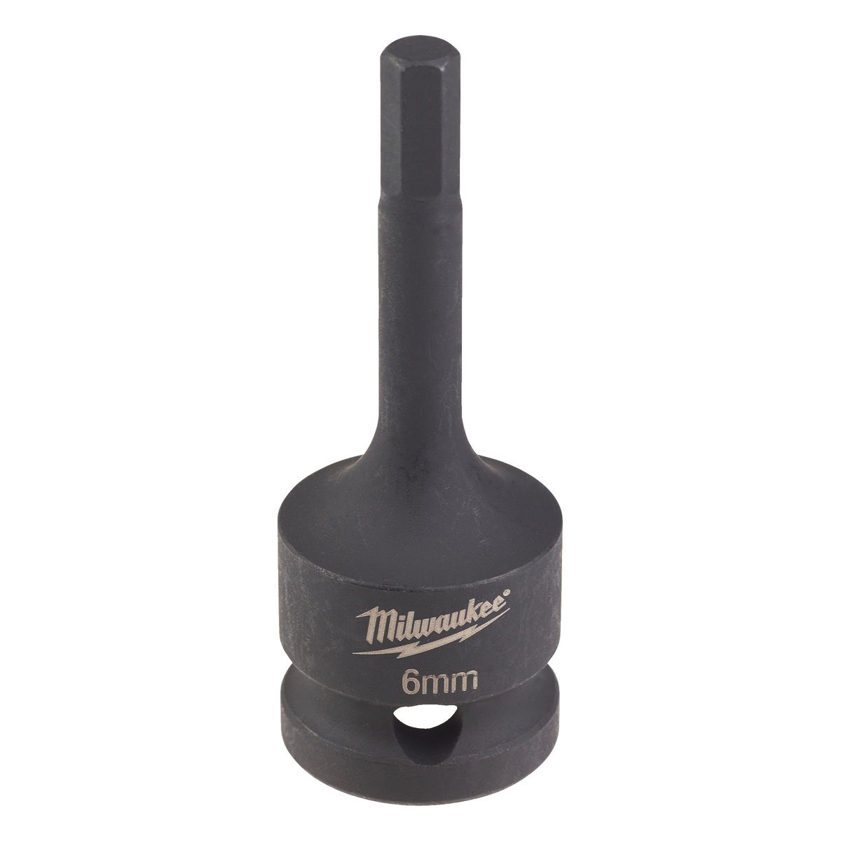 Milwaukee Kraft-Biteinsatz Innensechskant 6 mm x 67 mm, ½″ Vierkant, für Schlagschrauber