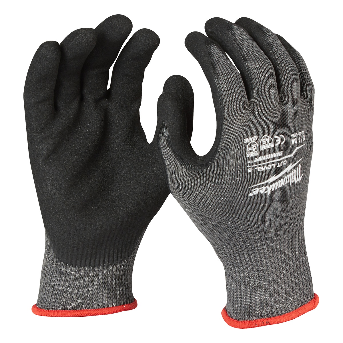 Milwaukee Schnittschutzhandschuhe Klasse E, doppelt Nitril-beschichtet, Größe 9 (L)