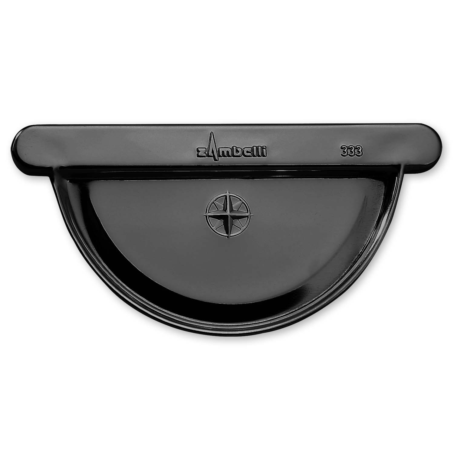 Zambelli Rinnenboden beidseitig 280 mm 7 tlg, verzinkt, Farbe Schwarz mit Zambelli-Logo Zambelli Rinnenboden beidseitig 280 mm 7 tlg, verzinkt, Farbe Schwarz mit Zambelli-Logo