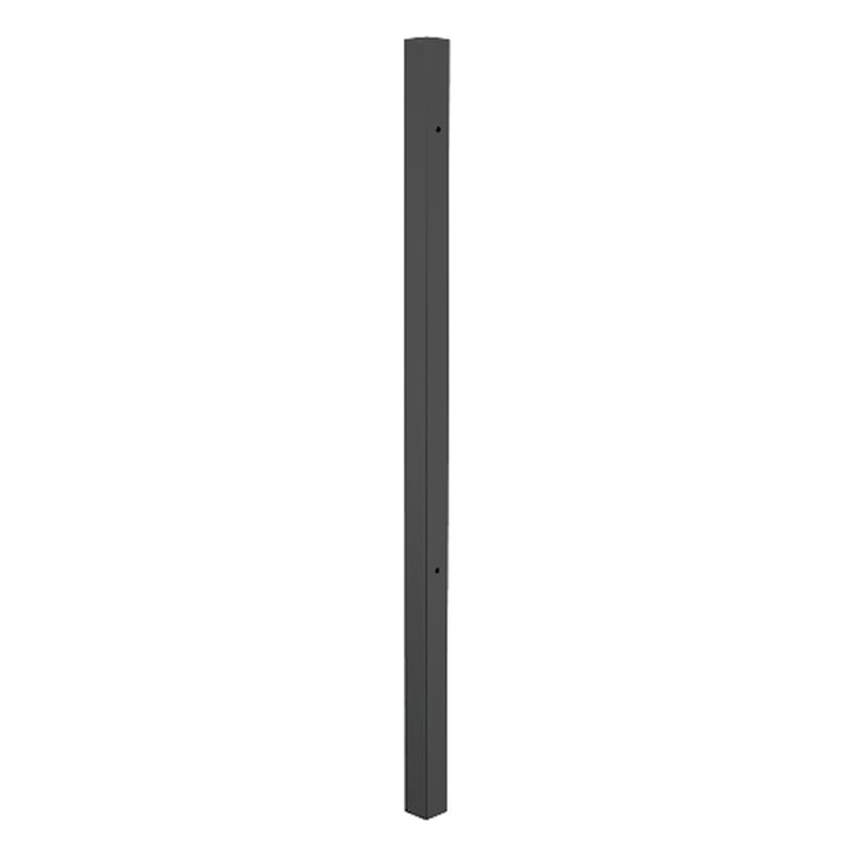 Alberts Klobenpfosten für Einzeltore aus Aluminium, 60 x 60 x 1700 mm, Aluminium, anthrazit kunststoffbeschichtet - 1 Stk.