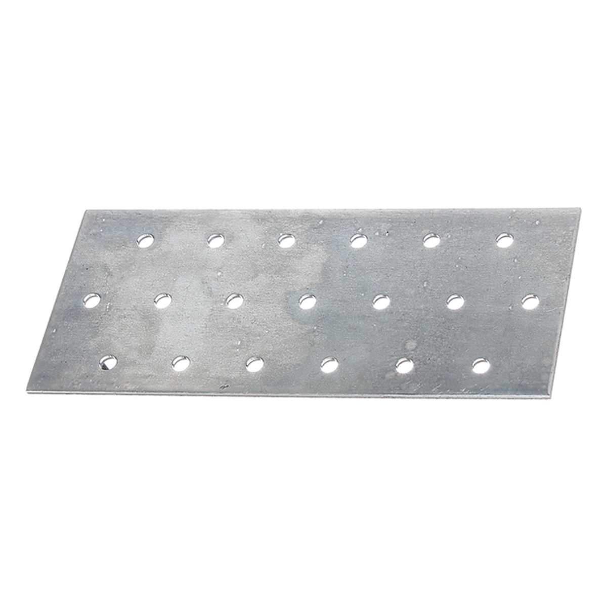 Alberts Lochplatte, 140 x 60 x 2 mm, Stahl roh, sendzimirverzinkt, CE-Kennzeichnung nach DIN EN 14545, CF - 1 Stk.