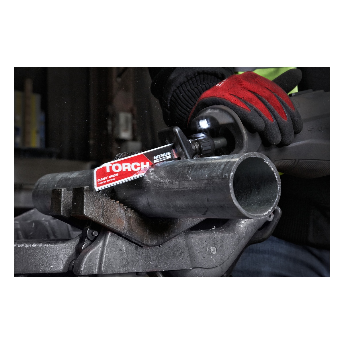 Milwaukee Säbelsägeblatt Metall THE TORCH NITRUS HM-bestückt 150 x 3,2 mm (8 TPI) - 1 Stk.