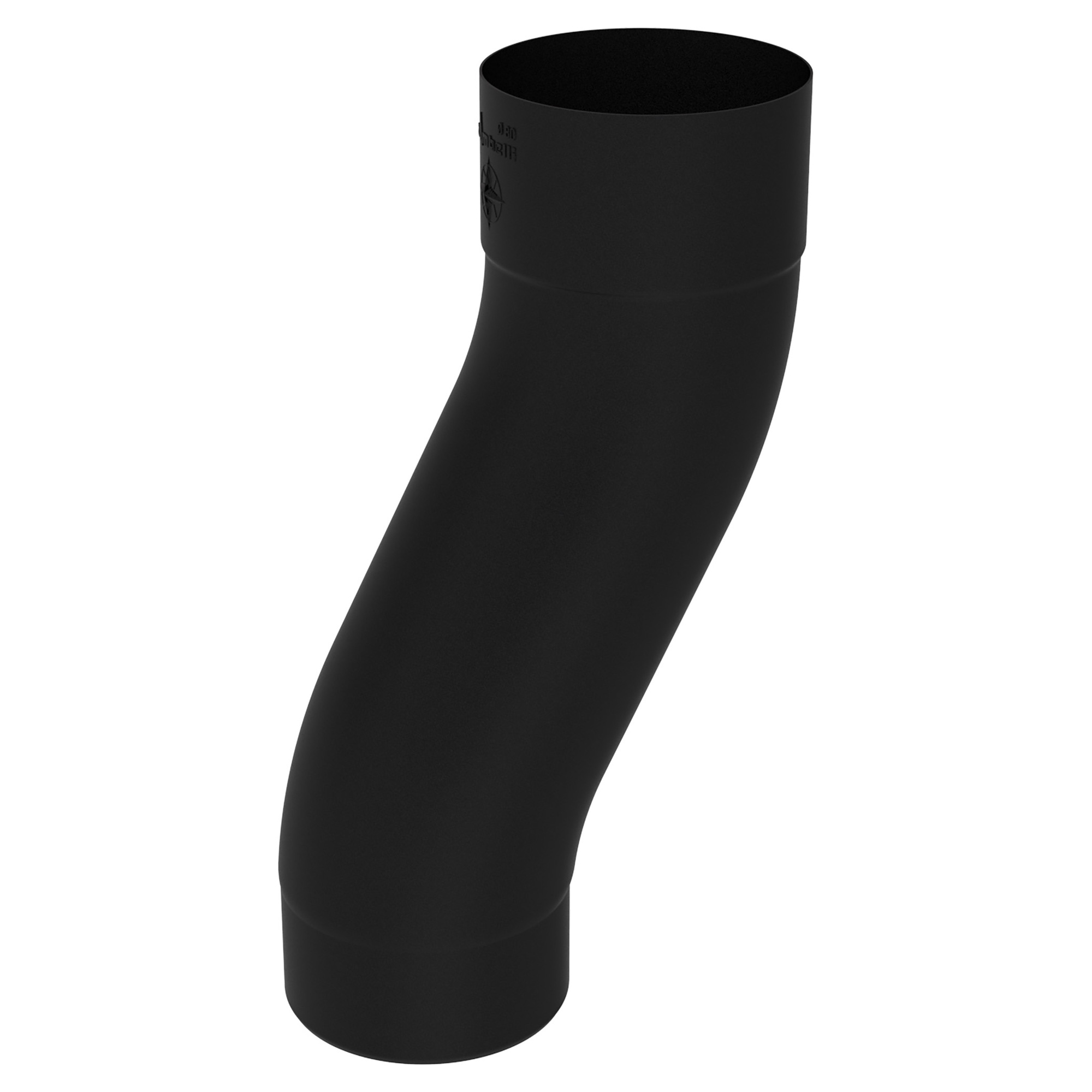 Zambelli Fallrohr-Sockelknie Meister-Sockelknie 80 mm, Schwarz RAL 9005, COLORDUR - 1 Stk.