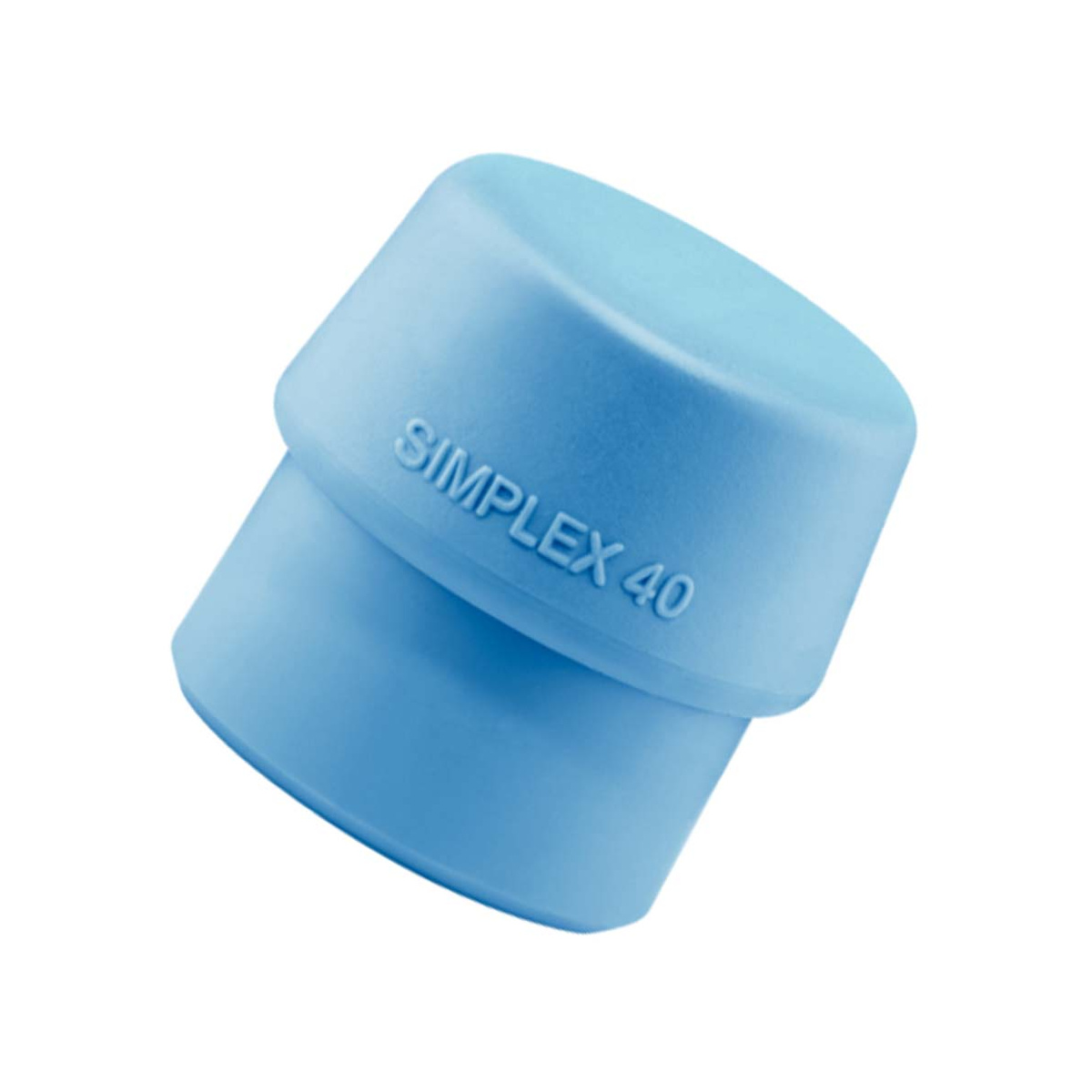 Halder Schlageinsatz SIMPLEX, TPE-soft blau, ca. 65 Shore A, weich, abriebfrei