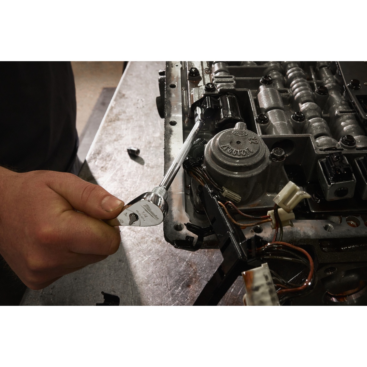 Milwaukee Verlängerungs-Set schwenkbar 1/4", 4tlg.