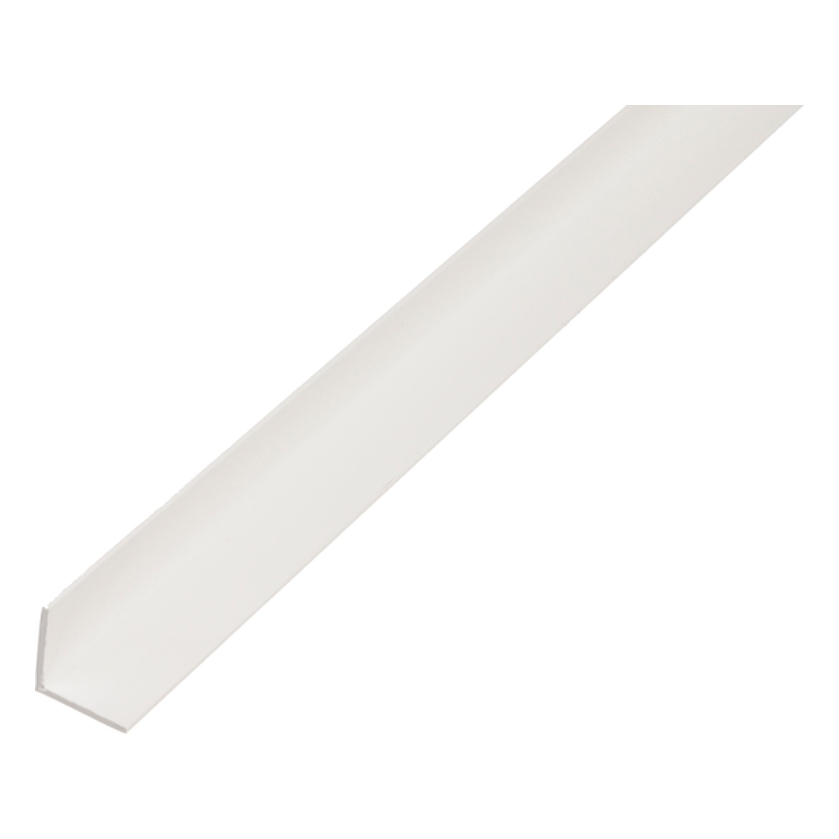 Alberts Winkelprofil, 50 x 50 x 1,2 x 1000 mm, PVC-U, Farbe: weiß - 1 Stk.