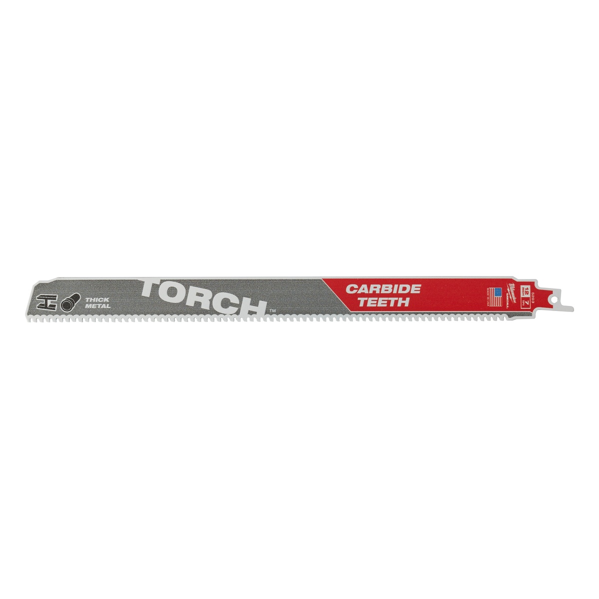 Milwaukee Säbelsägeblatt Metall THE TORCH HM-bestückt 300 x 3,2 mm (8 TPI) - 1 Stk.