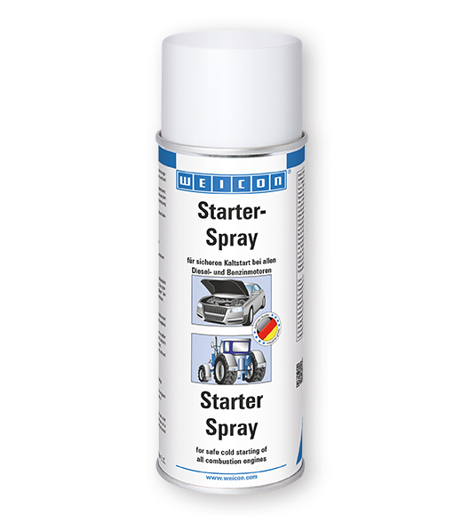 WEICON Starter-Spray, für Diesel- und Benzinmotoren, 400 ml, transparent