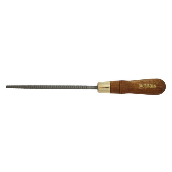 Narex Holzraspel rund fein 200 mm, Querschnitt Ø 8 mm, 22 Hiebe pro cm², Holzgriff