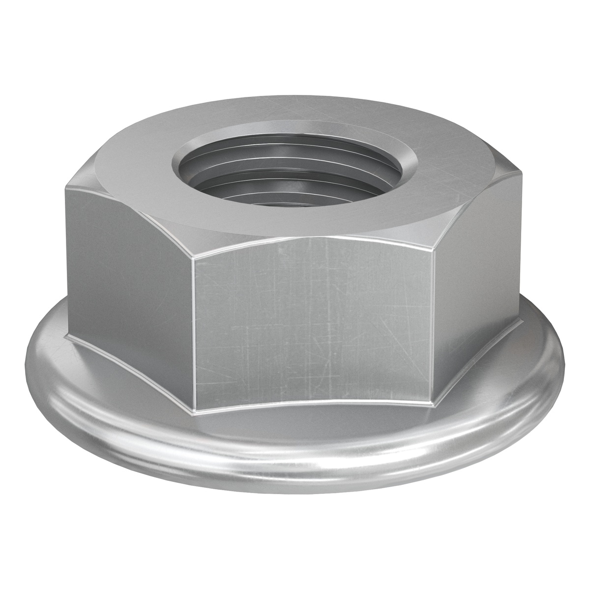 fischer Flanschmutter MU F M8 A2 nicht rostender Stahl A2 - 100 Stk.