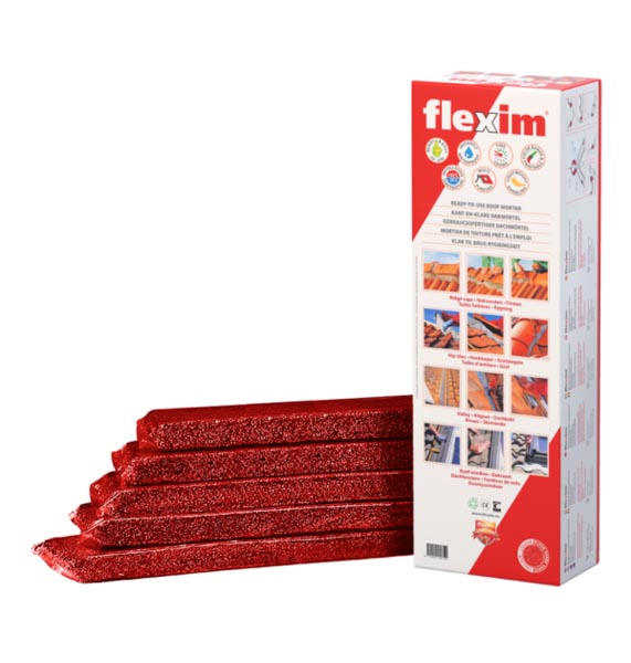 Allform Flexim Dachmörtel rot 5 Streifen