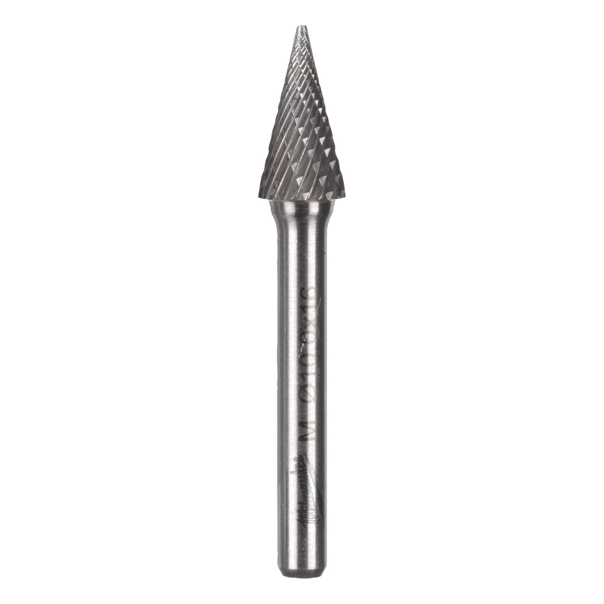 Milwaukee Hartmetall-Frässtift 6 x 10 mm, Typ M Spitzkegel, für Metall