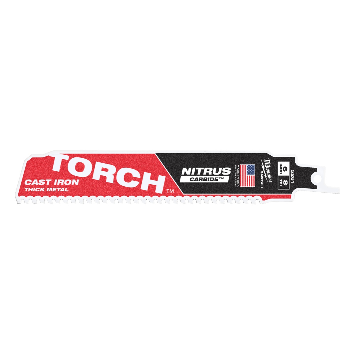 Milwaukee Säbelsägeblatt 300x8 mm TORCH NITRUS_HM - 1 Stk.