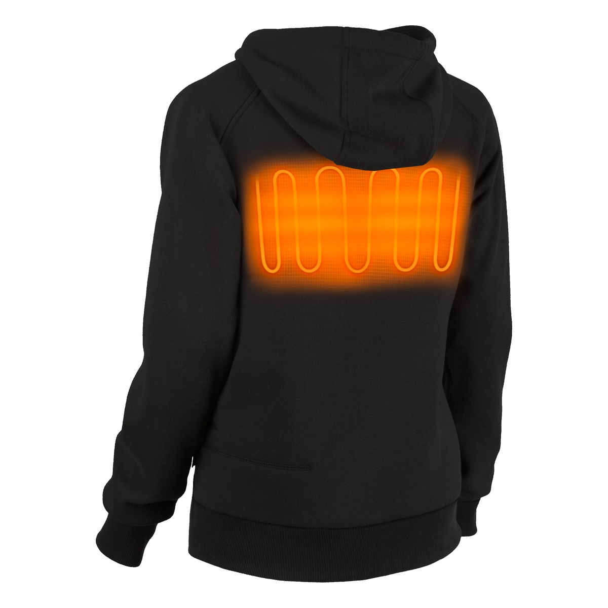Milwaukee 12 V Akku-Heiz-Kapuzenpullover Damen schwarz, ohne Akku u. Ladegerät M12HHLBL1-0(M) - 1 Stk.