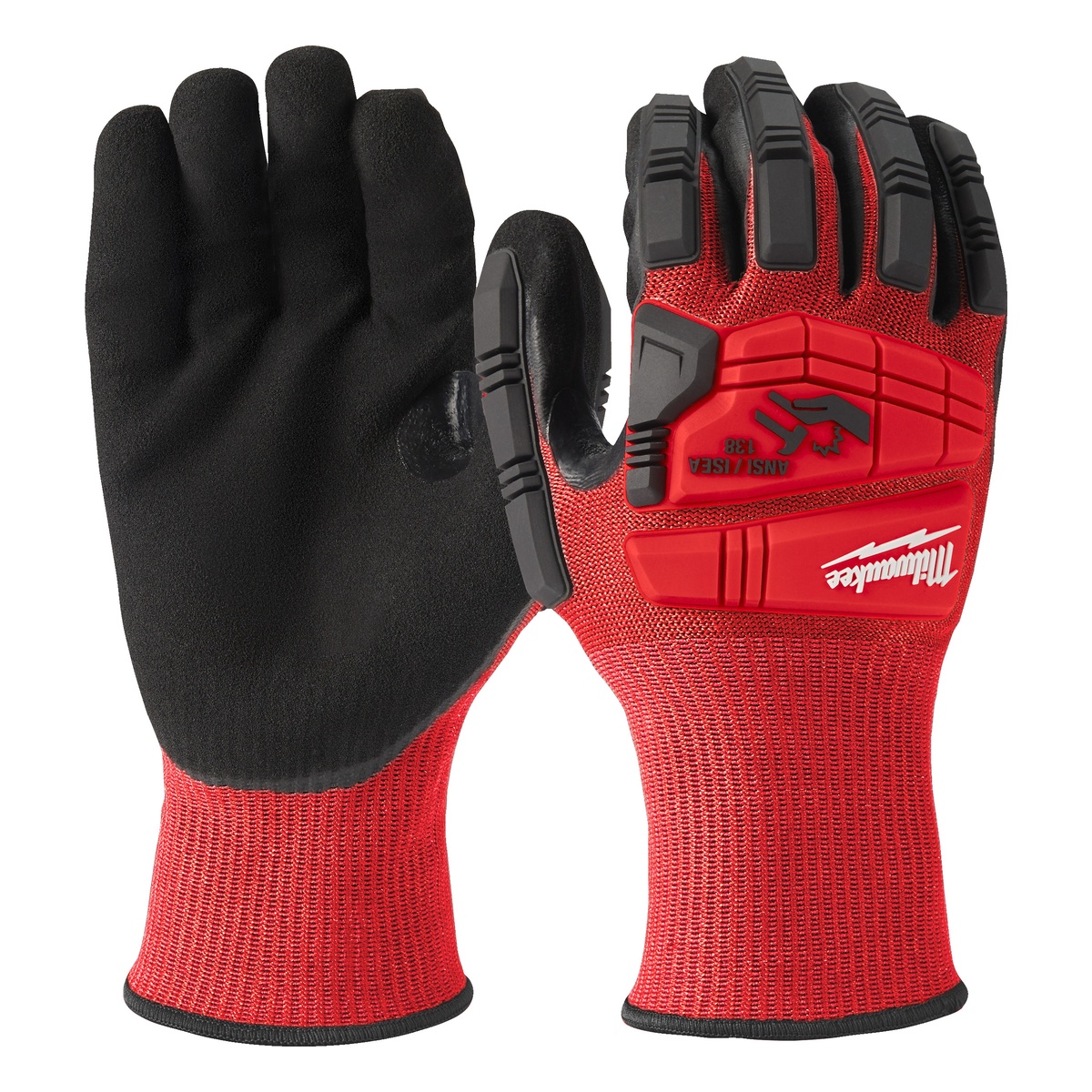 Milwaukee Schlagfeste Schnittschutzhandschuhe Klasse C, Nitril, Größe 7 (S)