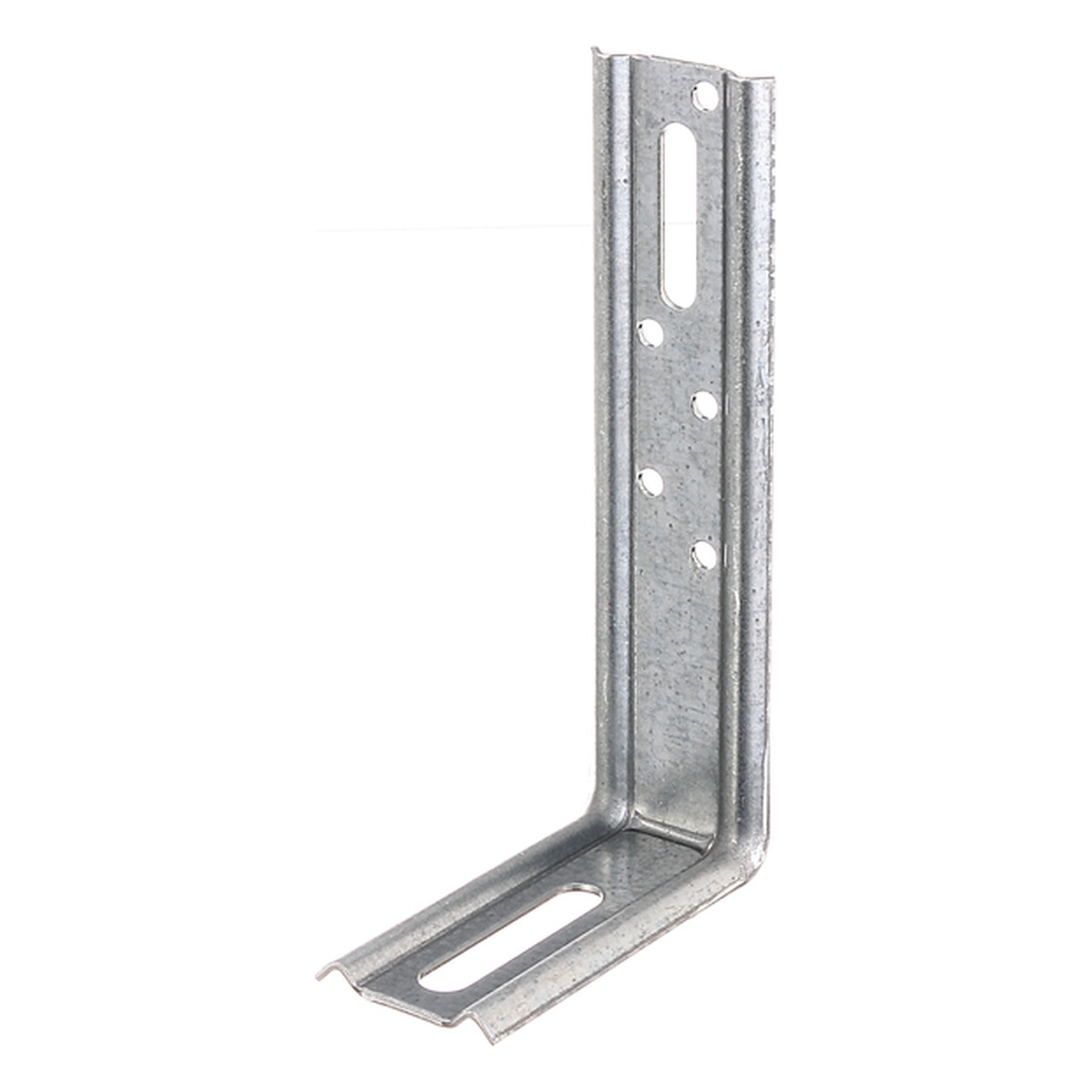 Alberts Verstellwinkel, geprägt, 90°-Winkel, 130 x 70 x 30 mm, Stahl roh, sendzimirverzinkt - 1 Stk.