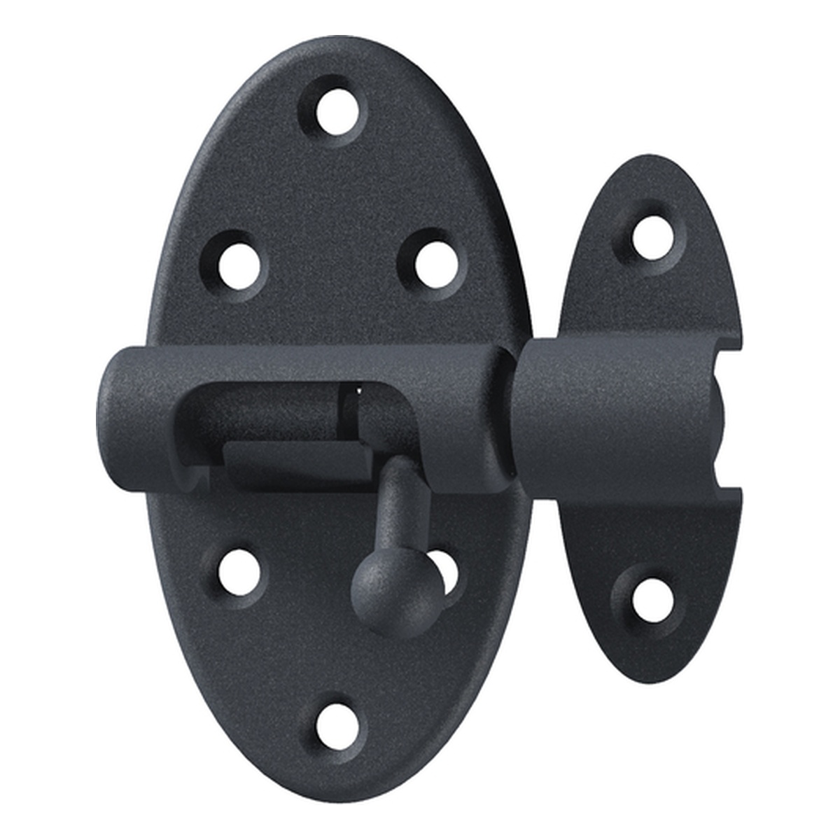 Alberts Ovado Grendelriegel mit Knopf, 40mm Alberts Ovado Grendelriegel mit Knopf, 40mm