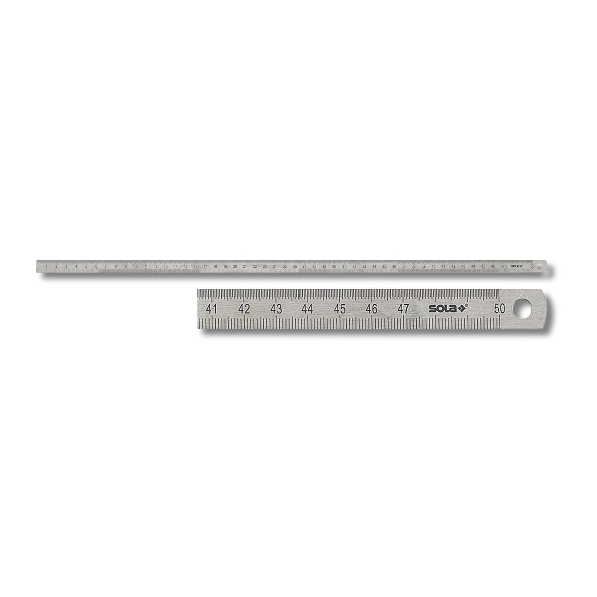 Sola Stahlmaßstab flexibel LSS, rostfreier Federstahl 13 x 0,5 mm, beidseitig geätzt
