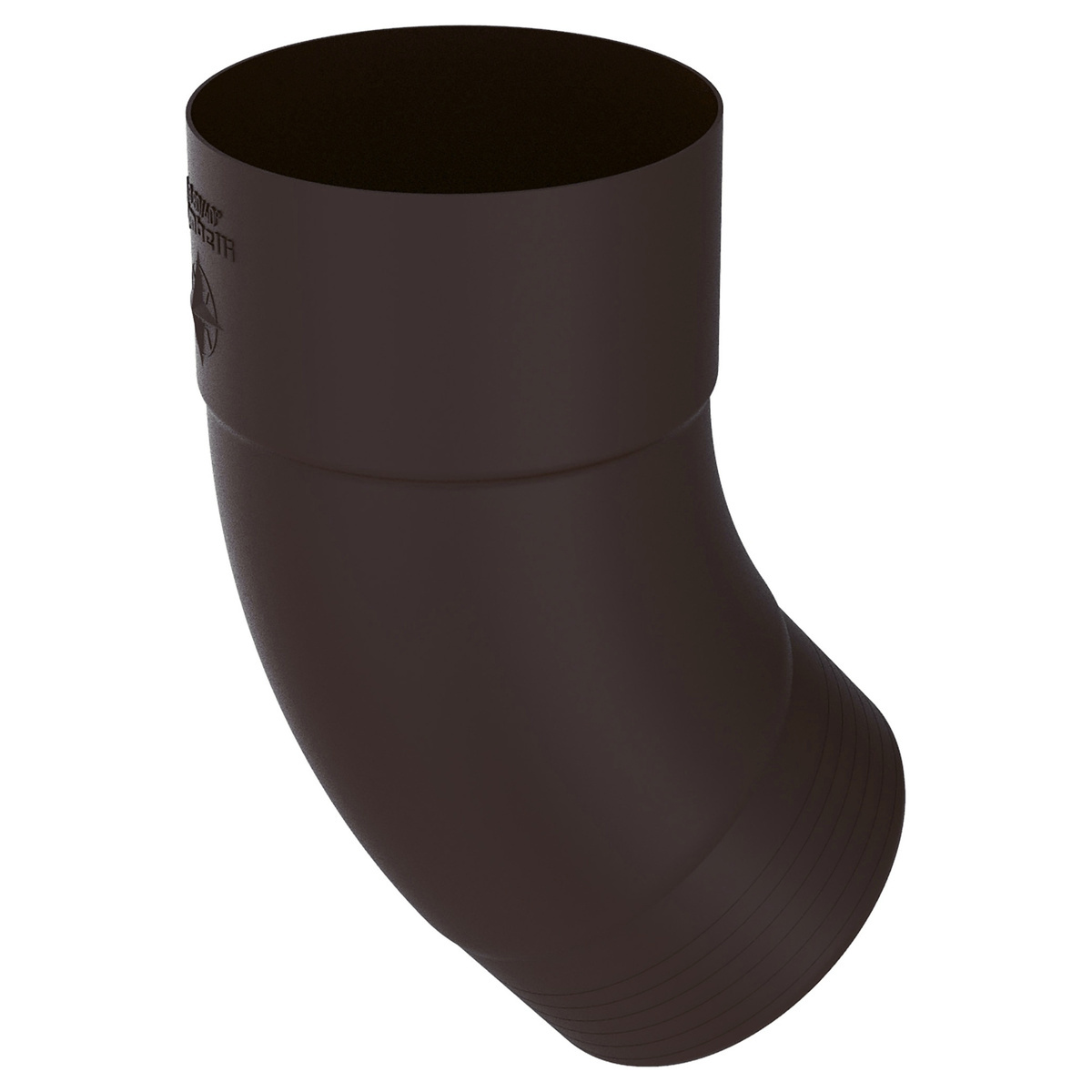 Zambelli Fallrohrbogen Meister-Bogen 40° 80 mm, Dunkelbraun RAL 8019, COLORDUR - 1 Stk.