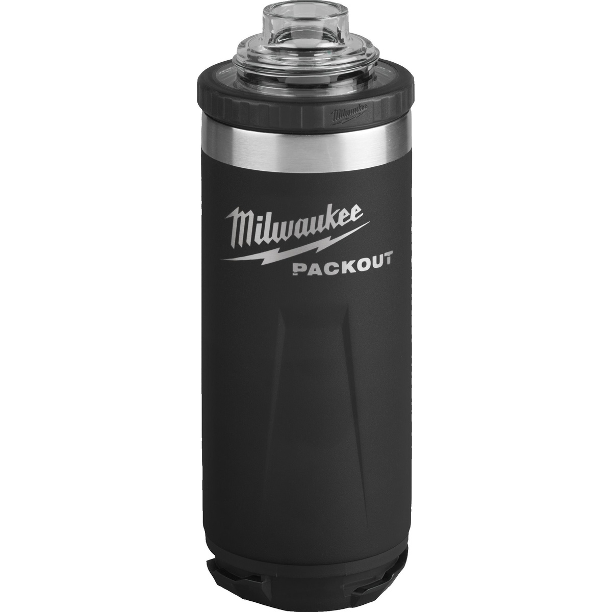 Milwaukee ﻿PACKOUT Isolierflasche 700 ml mit Schraubdeckel, schwarz - 1 Stk.