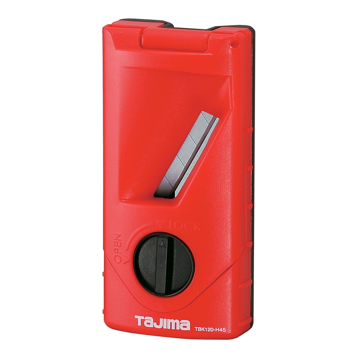 Tajima Trockenbau-Kantenhobel, 45°, Arbeitstiefe 1 bis 3 mm in 4 Stufen, Aluminium-Kern, für 18-mm-Klingen