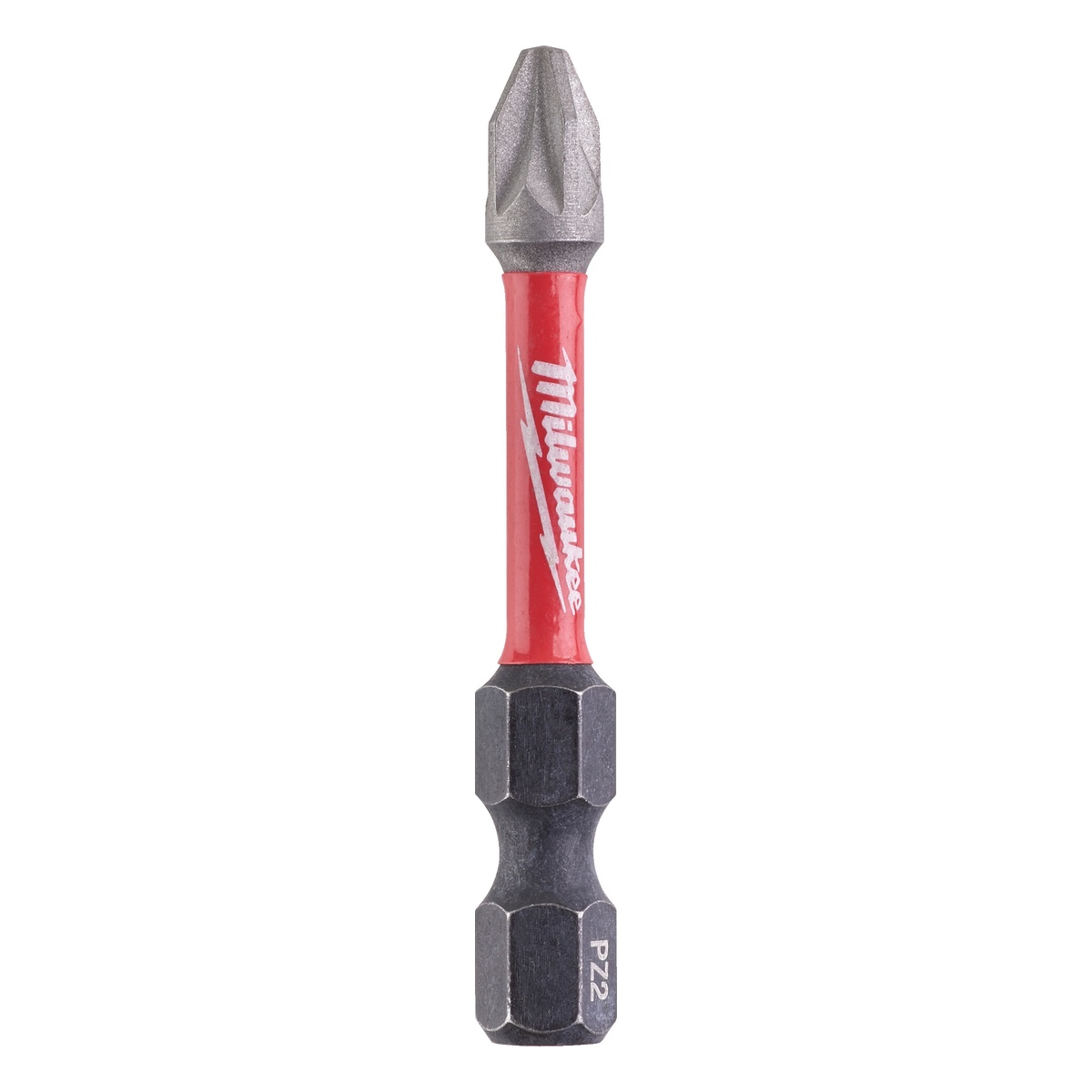 Milwaukee Bit Pozidriv PZ2 x 50 mm, SHOCKWAVE, schlagfest, 10 Stück in Dose