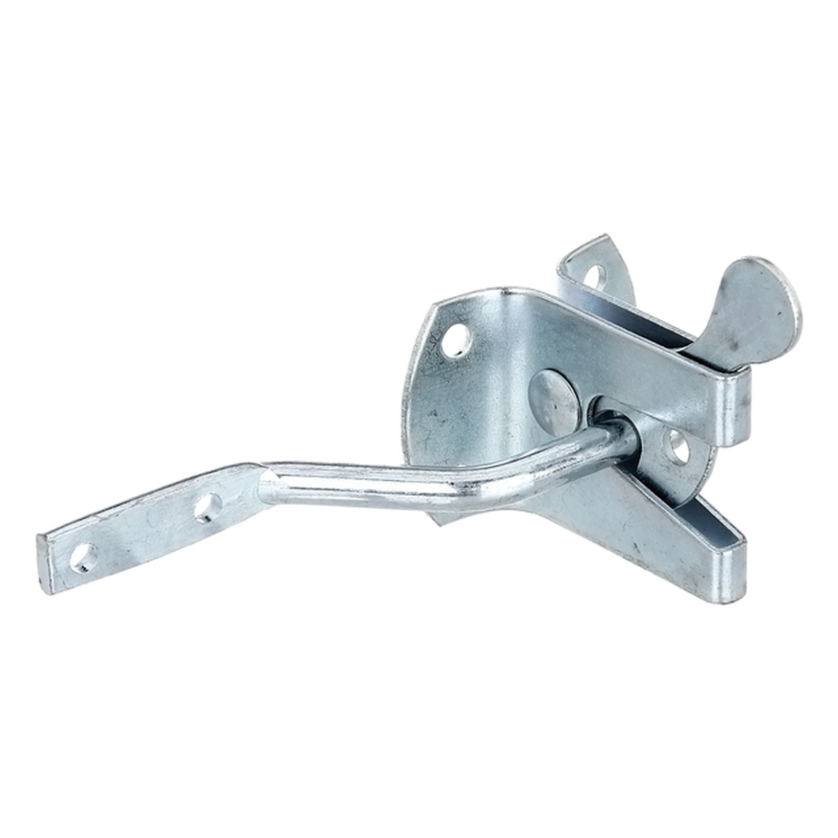 Alberts Gartentorverschluss, blau verzinkt 55x45mm Alberts Gartentorverschluss, blau verzinkt 55x45mm