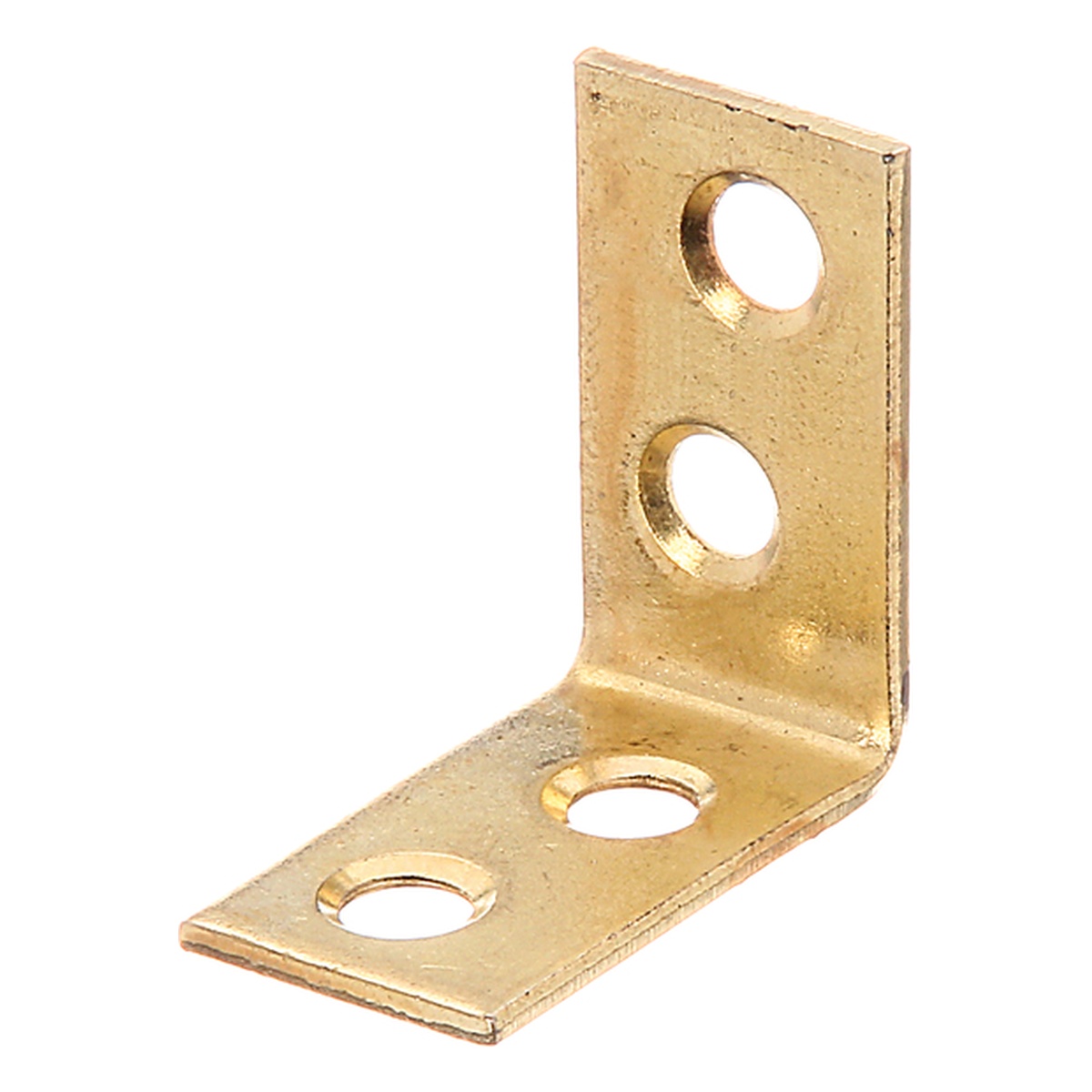 Alberts Stuhlwinkel, 40 x 40 x 15 mm, Stahl roh, vermessingt - 1 Stk.