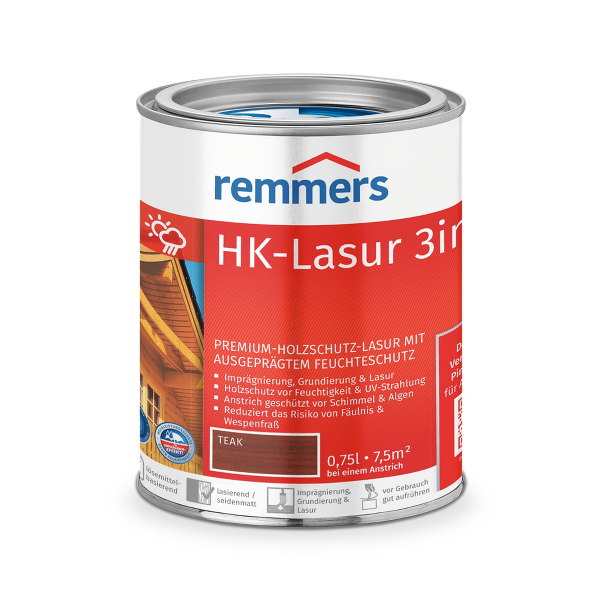 Remmers HK-Lasur 0,75 l, verschiedene Farben