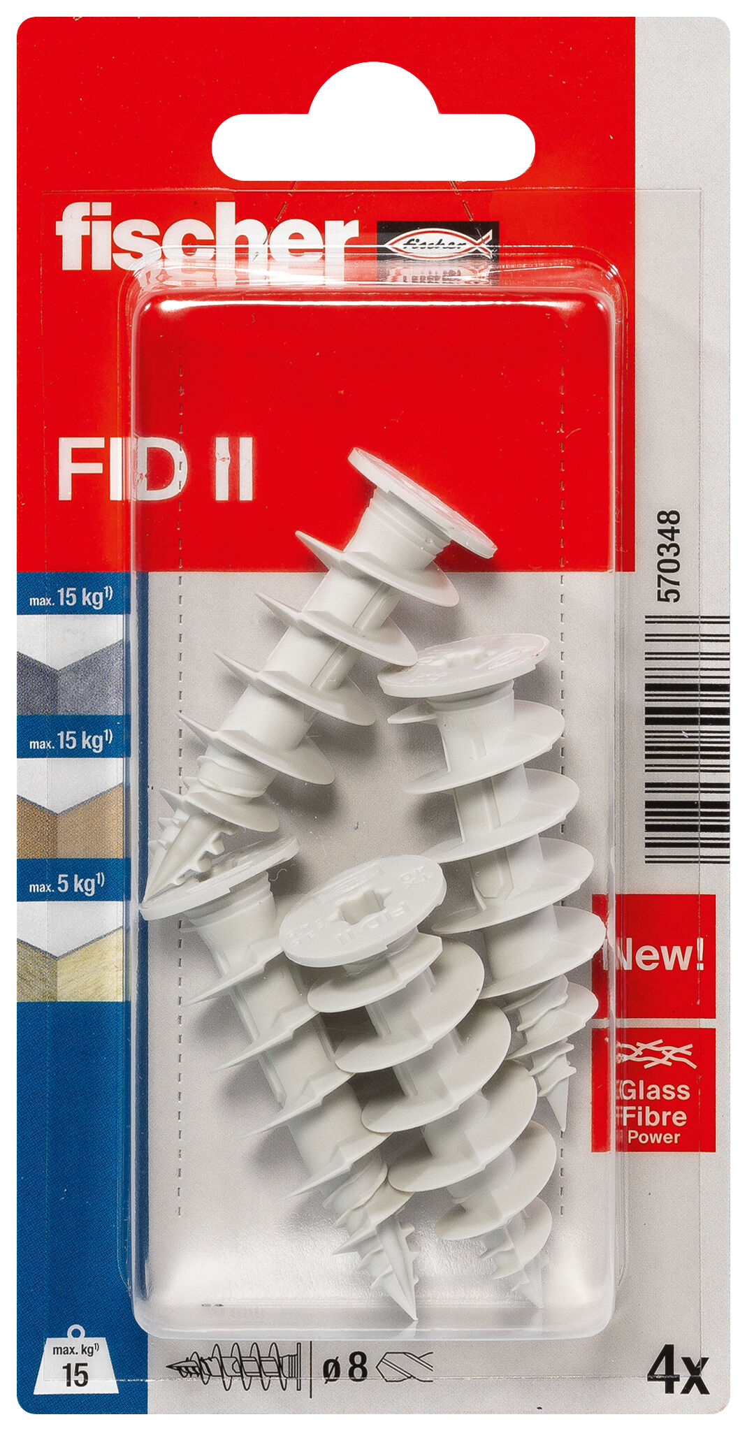 fischer Dämmstoffdübel FID II - Blister fischer Dämmstoffdübel FID II - Blister