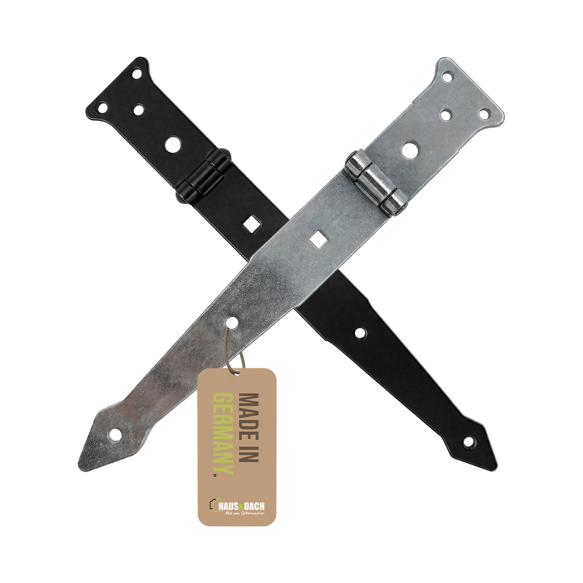 HAUS&DACH Werfgehänge Set - Torband / Türband für Gartentor & Holztor
