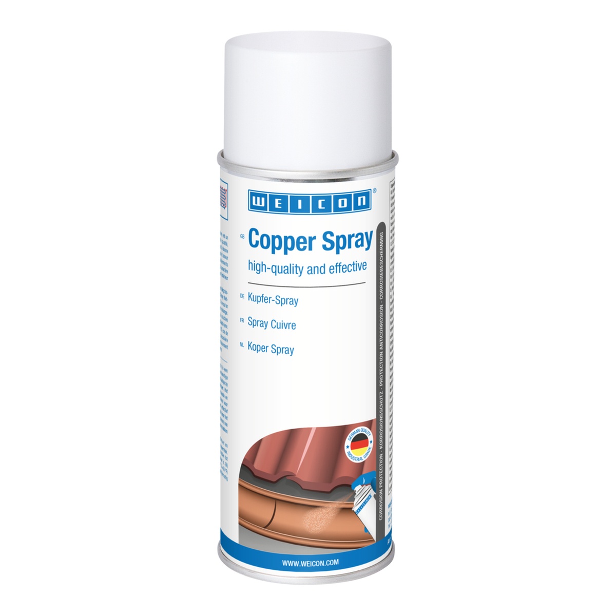 WEICON Kupfer-Spray, Schutz und optische Aufwertung von Metallteilen, 400 ml