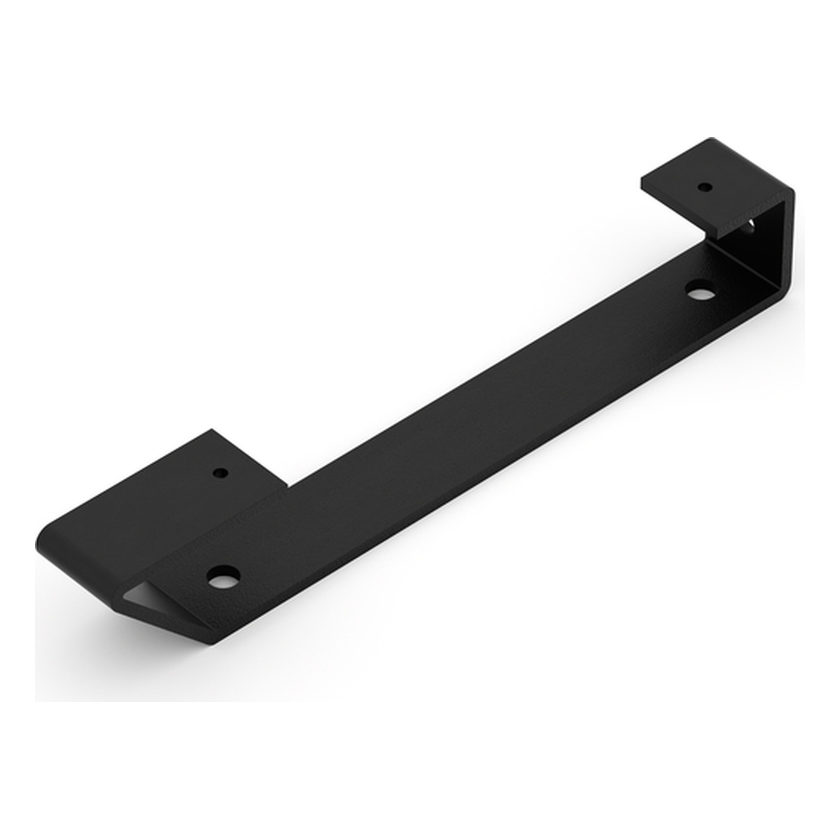 Alberts Regalträger Emily, 40 x 245 x 30 mm, Stahl, matt schwarz mit Feinstruktur kunststoffbeschichtet RAL 9005 - 1 Stk.