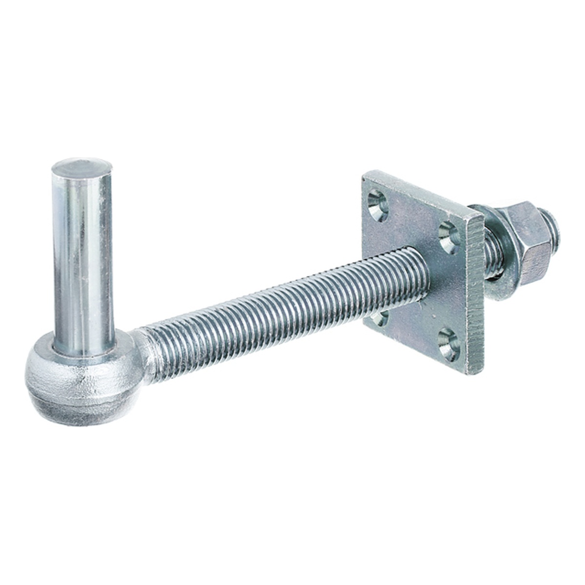 Alberts Kloben zum Durchschrauben, ohne Stütze, verzinkt Ø16 x 180 x 50 mm Alberts Kloben zum Durchschrauben, ohne Stütze, verzinkt Ø16 x 180 x 50 mm