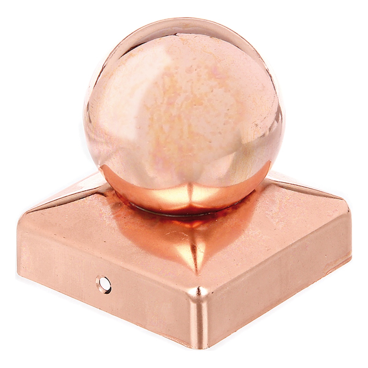 Alberts Pfostenkappen Kugel 70x70mm Kupfer Alberts Pfostenkappen Kugel 70x70mm Kupfer