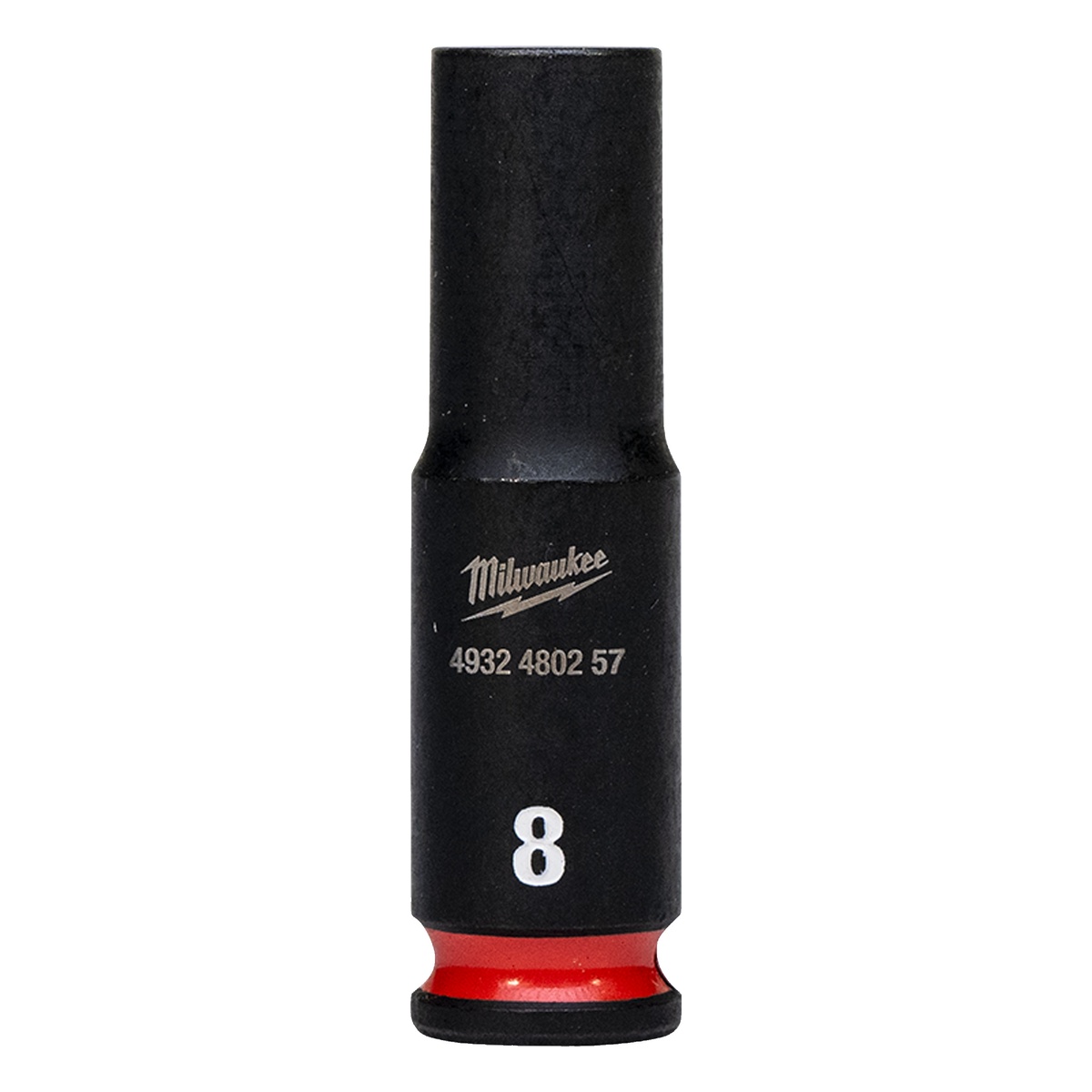 Milwaukee Schlagnuss 1/4 Zoll SW 8 x 50 mm, SHOCKWAVE, lang