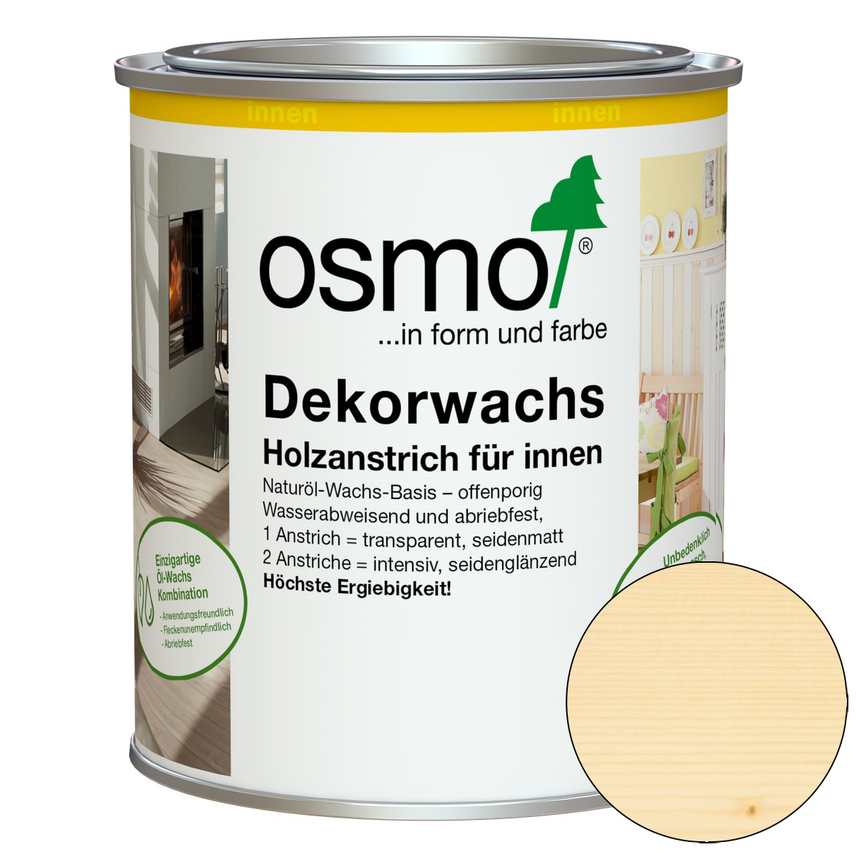 Osmo Dekorwachs Farblos 0,75 l Osmo Dekorwachs Farblos 0,75 l